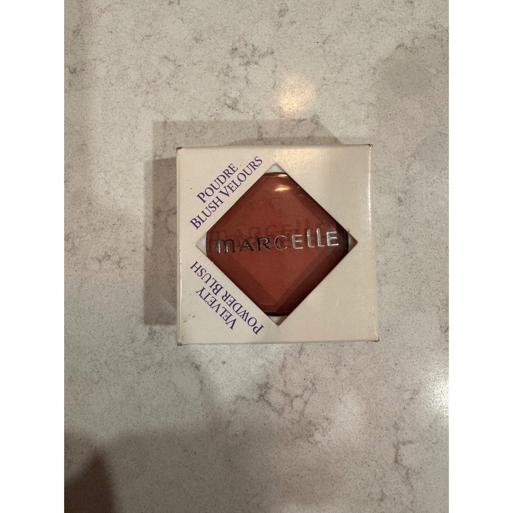 Vintage Marcelle Velvety Powder Blush A01 Coral Scream Deadstock 1980s 1990s NIB